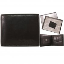 1011 BLACK ITALIAN LEATHER WALLET