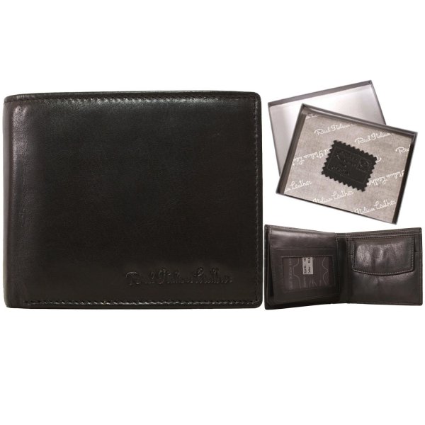 1011 BLACK ITALIAN LEATHER WALLET
