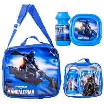 811234 BLUE MANDORLORIAN 3PCS LUNCH SET