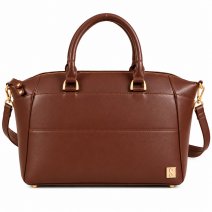 S Bag Brown Leather Shoulder Bag (New)