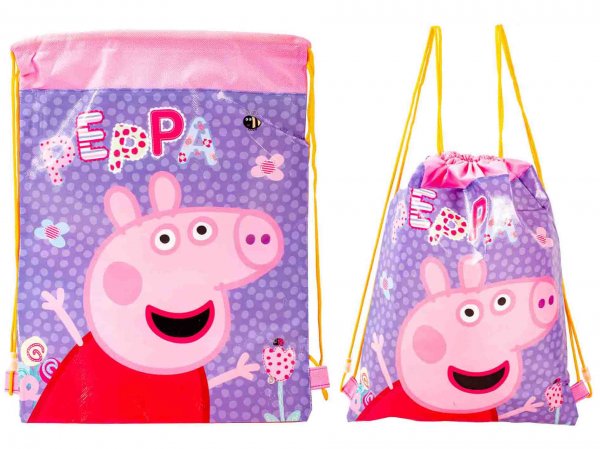 23369 DRAWSTRING BAG PEPPA PIG