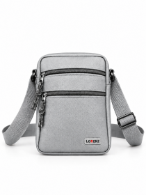 2585 Grey Lorenz Shoulder Bag (New)