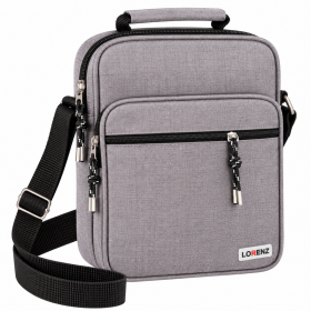 2588 Grey Lorenz Shoulder Bag (New)
