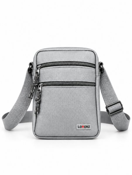 2585 Grey Lorenz Shoulder Bag (New)