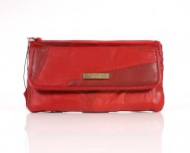 4674 RED Economy Patchwork Matinee Purse