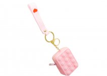 GM-1201 PINK POP IT CHANGE PURSE/POUCH W/ WRIST WRAP