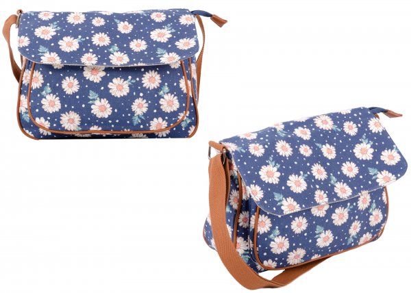 CC-103 BLUE FORAL CROSSBAG