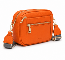 5823 Orange Lorenz Matt PU Leather Camera Bag