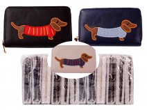 LW110 ASSORTED DOG PURSE PACK OF 12