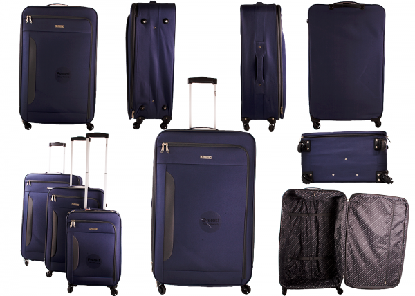 EV-439 Navy (Set of 3) Travel Trolley