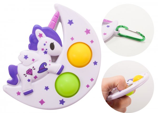 GM-1191 UNICORN POP IT FIDGET TOY L PURPLE