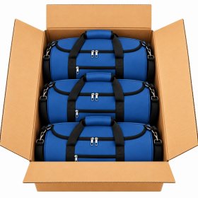 TB-TW-65 Box Of 10 Navy Holdall Bag