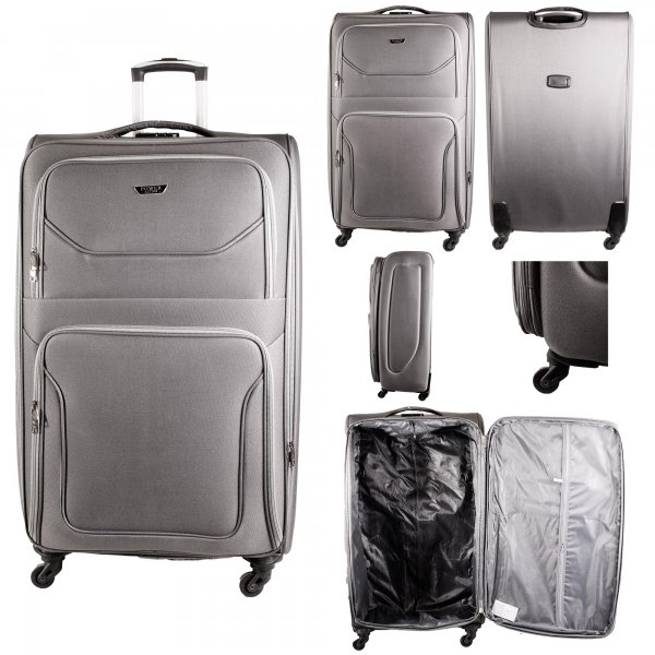 HD-039 GREY 31" TRAVEL TROLLEY SUITCASE