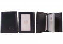 1011NAVY Cw Nappa 20 Leaf C.Card Case with Note Sec