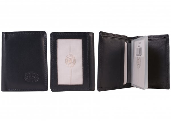 1011NAVY Cw Nappa 20 Leaf C.Card Case with Note Sec