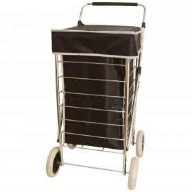 ST-FOUR-01 BLACK G PATTERN TROLLEY
