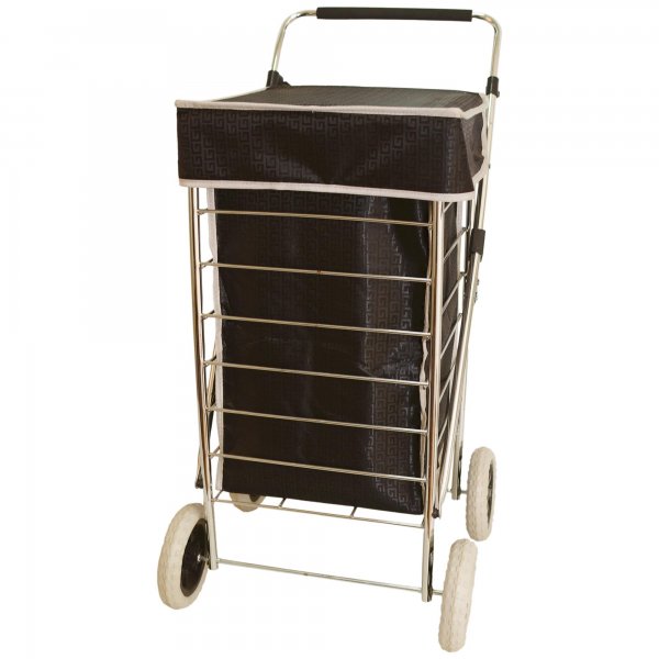 ST-FOUR-01 BLACK G PATTERN TROLLEY
