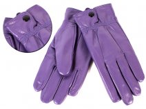 8910 PURPLE SOFT LEATHER BUTTON SMALL