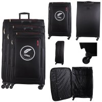AR727 BLACK TRAVEL TROLLEY SUITCASE SET OF 3