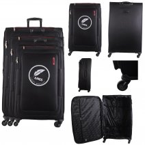 AR727 BLACK TRAVEL TROLLEY SUITCASE SET OF 3