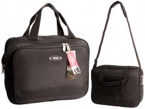 PH-1208 BLACK - A033 JEEP LARGE TRAVEL DOCUMENT BAG BLACK