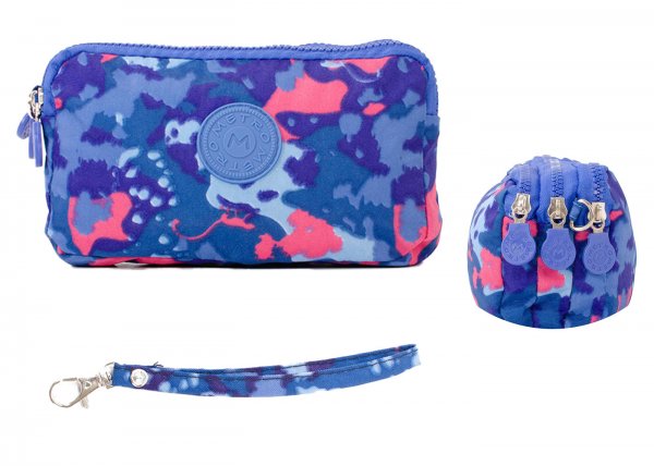LL-6 BLUE AND PINK TYE DYE WASH BAG