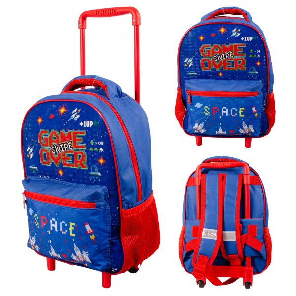 1846-3261 HARTOM SPACE GAME OVER 31cm CHILDRENS TRAVEL TROLLEY