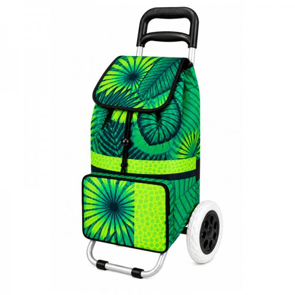 ST-02 Green Palm 2 Wheeler Shopping Trolley (New)