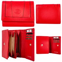 0591 ROSSO LEATHER MEDIUM FLIPOVER PURSE