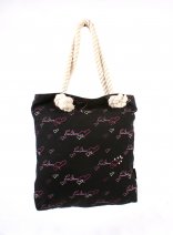 LOVE FOREVER ROPE BEACH BAG