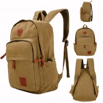 EA-CA45223 GREEN CANVAS BACKPACK