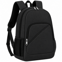 BP-116 Black Multi-Compartment Adventure Backpack