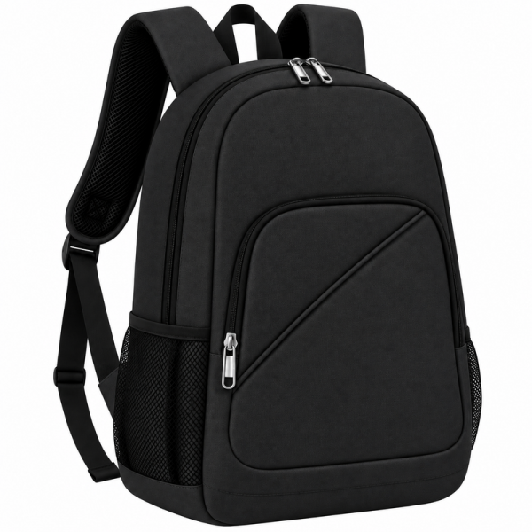 BP-116 Black Multi-Compartment Adventure Backpack