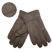 8922 DARK BROWN LEATHER GLOVES LARGE