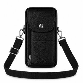 LL-606 / BLACK COWHIDE LEATHER HAND BAG