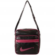 HB-PV-N-02 BLACK/PINK FAUX LEATHER HANDBAG