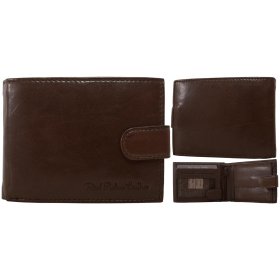 1004 BROWN ITALIAN LEATHER RFID WALLET