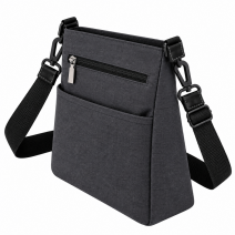WB-6204 Charcoal Large Shoulder Bag (New)