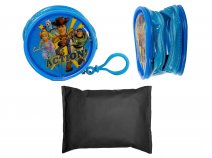 1564-9184 BLUE TOY STORY ROUND ZIPPED COIN PURSE PACK OF 20