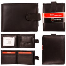 340 BLACK MF RFID LEATHER WALLET