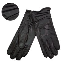 8916 BLACK LEATHER GLOVES LARGE
