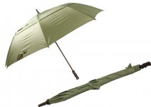 UU0066GR GREEN 30'' AUTO GOLF UMBRELLA WITH FIBRE GLASS SHAFT