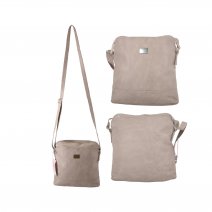 NBHB2595 MUSHROOM FAUX LEATHER HANDBAG
