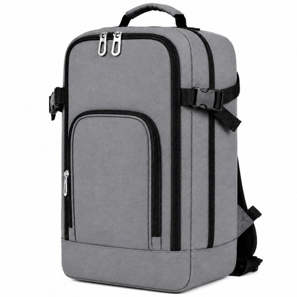 BP-118 Grey Easy Jet Travel Backpack (New)