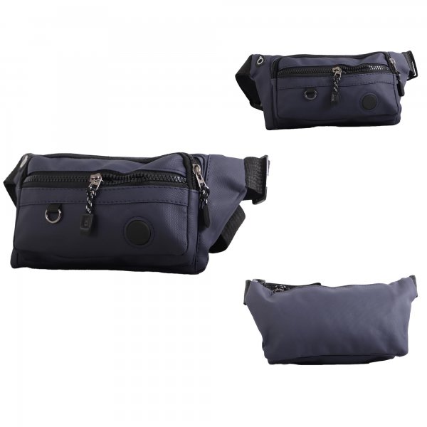 8041 NAVY LORENZ WAIST BAG