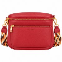 7268 Burgundy Leather/Pu X-Body Waist Bag W-Changable Strap New 7268 Burgundy Leather/Pu X-Body Waist Bag W-Changable Strap New