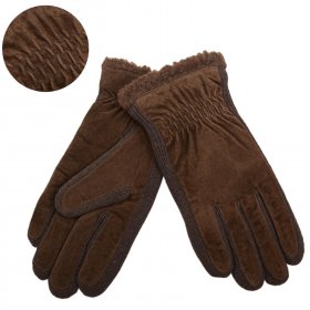 LG-101 LARGE SUEDE BROWN GLOVES