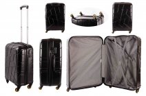 CABIN 5164 BLACK 21.5'' TRAVEL CABIN TROLLEY LUGGAGE SUITCASE