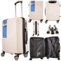 T-HC-US-1630 WHITE RYAN AIR CABIN-SIZED TROLLEY SUITCASE  T-HC-US-1630 WHITE RYAN AIR CABIN-SIZED TROLLEY SUITCASE