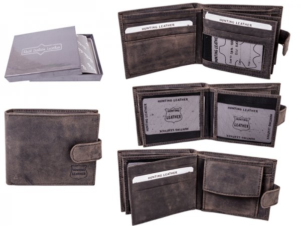 1006 BLACK hunting leather wallet